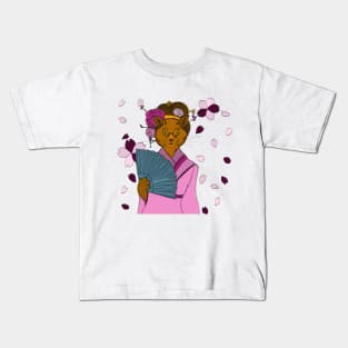 Cat Geisha Kids T-Shirt